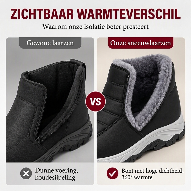 🔥 Winter Deal ✨ Heren Warme Instap Snowboots ❄️ Waterafstotend, Geïsoleerd & Comfortabel voor Koude Dagen