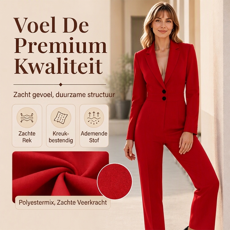 🔥Gratis verzending✈️Elegante blazerjumpsuit voor dames