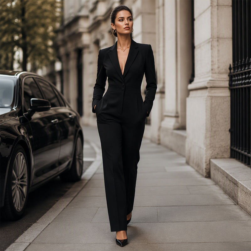🔥Gratis verzending✈️Elegante blazerjumpsuit voor dames