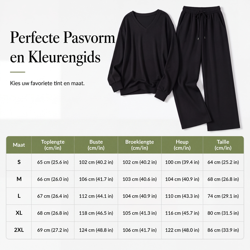 2-delige loungebroek en top set voor dames casual