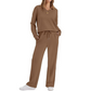 2-delige loungebroek en top set voor dames casual