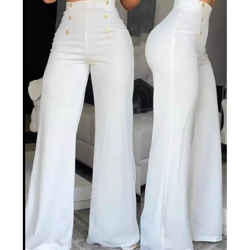🔥 Tijdelijke Aanbieding ✨ Dames Elastische Wijde Pijpen Broek 👖 Flatterende Pasvorm, Ultiem Comfort & Elegante Look