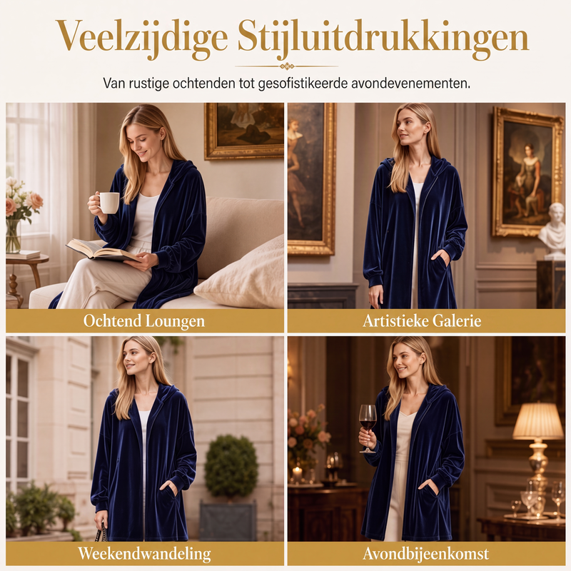 🧥💥Casueel fluwelen capvest voor dames🔥 Limited aanbieding