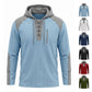🔥 Tijdelijke Aanbieding ✨ Heren Gebreide Hoodie met Kleurenblokpatroon 🧥 Trendy Design, Zachte Textuur & Comfortabele Pasvorm
