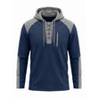 🔥 Tijdelijke Aanbieding ✨ Heren Gebreide Hoodie met Kleurenblokpatroon 🧥 Trendy Design, Zachte Textuur & Comfortabele Pasvorm