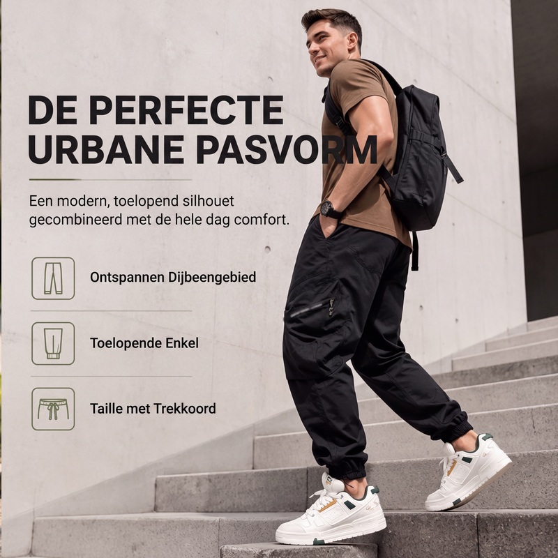 🔥 Tijdelijke Aanbieding ✨ Heren Casual Cargobroek met Meerdere Zakken 👖 Praktisch Design, Comfortabele Pasvorm & Stoere Look