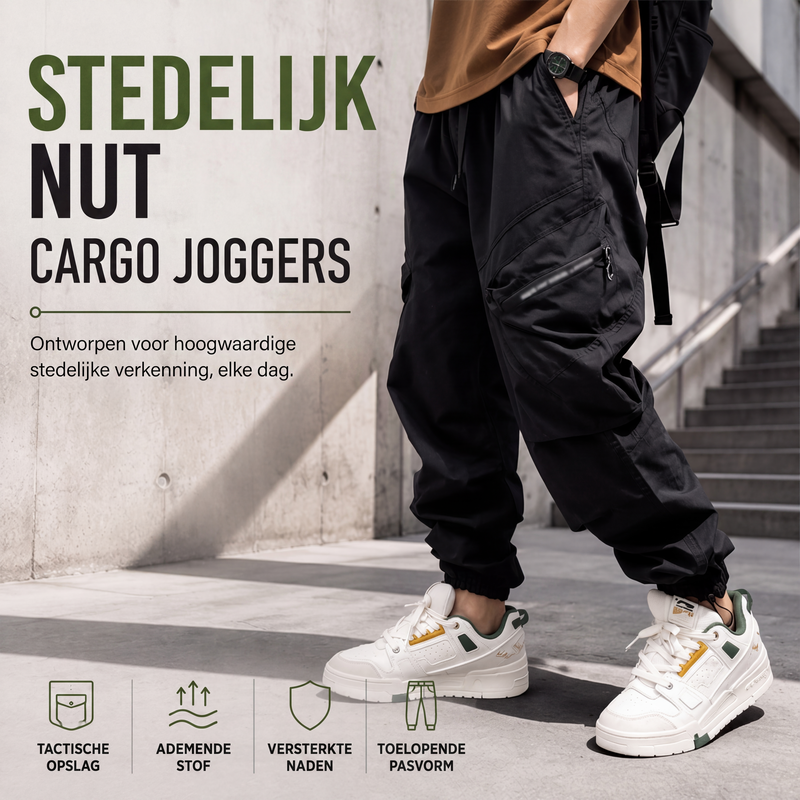 🔥 Tijdelijke Aanbieding ✨ Heren Casual Cargobroek met Meerdere Zakken 👖 Praktisch Design, Comfortabele Pasvorm & Stoere Look