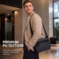 🔥 Tijdelijke Aanbieding ✨ Heren Vierkante Crossbodytas van PU-Leer 👜 Stijlvol Design, Praktische Opbergruimte & Comfortabel Draaggemak