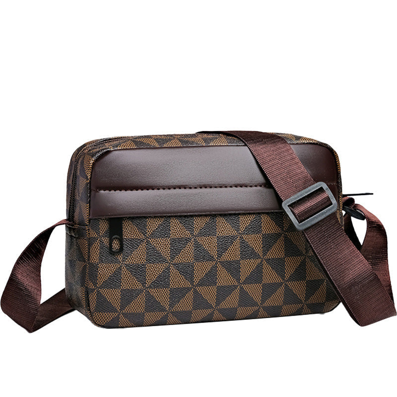 🔥 Tijdelijke Aanbieding ✨ Heren Vierkante Crossbodytas van PU-Leer 👜 Stijlvol Design, Praktische Opbergruimte & Comfortabel Draaggemak