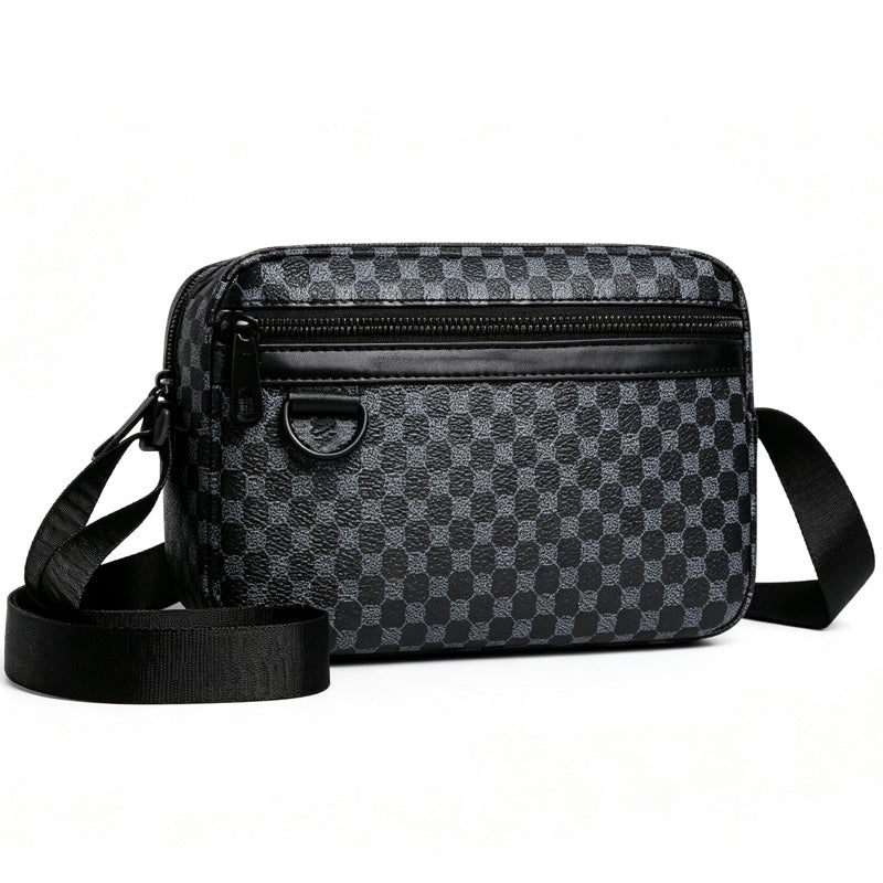🔥 Tijdelijke Aanbieding ✨ Heren Vierkante Crossbodytas van PU-Leer 👜 Stijlvol Design, Praktische Opbergruimte & Comfortabel Draaggemak