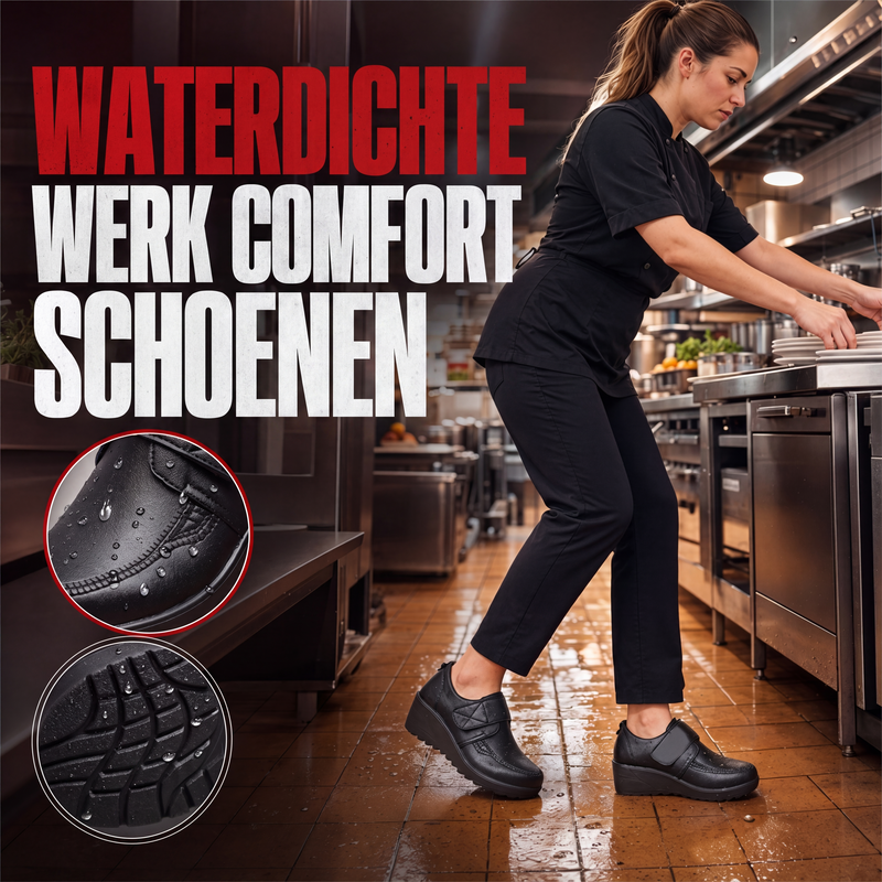 🔥 Tijdelijke Aanbieding ✨ Waterdichte Comfortabele Werkschoenen 👞 Bescherming, Ondersteuning & Comfort voor Elke Werkdag