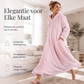 🔥Gratis verzending✈️Casuele pluche loungejurk met capuchon voor dames