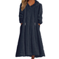 🔥Gratis verzending✈️Casuele pluche loungejurk met capuchon voor dames