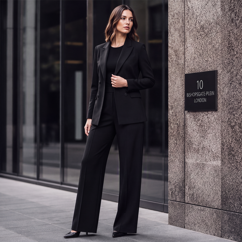 🔥Gratis verzending✈️ Elegante Dames Blazer & Broek Set 👩‍💼 Chique Uitstraling, Comfortabele Pasvorm & Perfecte Office Look