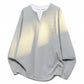 ✨😍Wafelstof heren longsleeve met fake tweedelig design