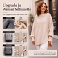 😍Trui voor dames in grote maten, ronde hals, pullover