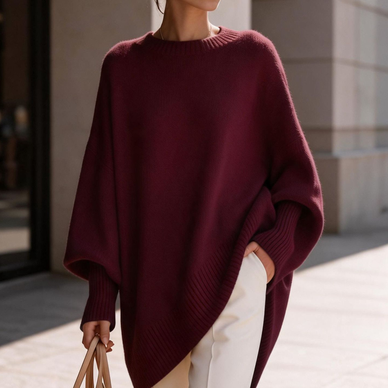 😍Trui voor dames in grote maten, ronde hals, pullover