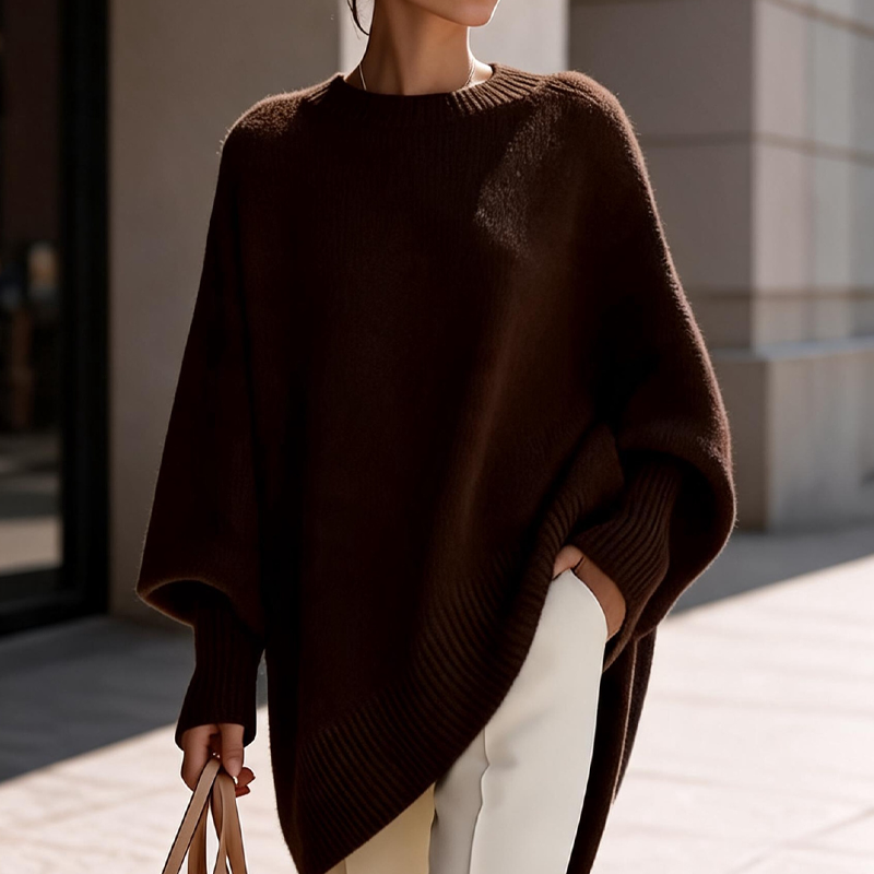 😍Trui voor dames in grote maten, ronde hals, pullover