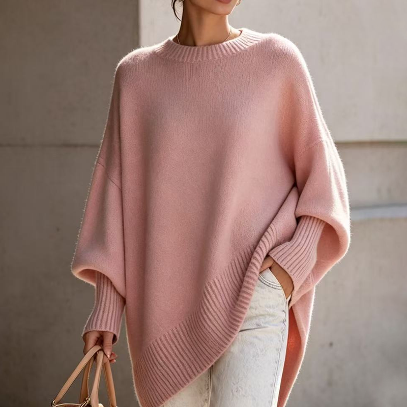 😍Trui voor dames in grote maten, ronde hals, pullover