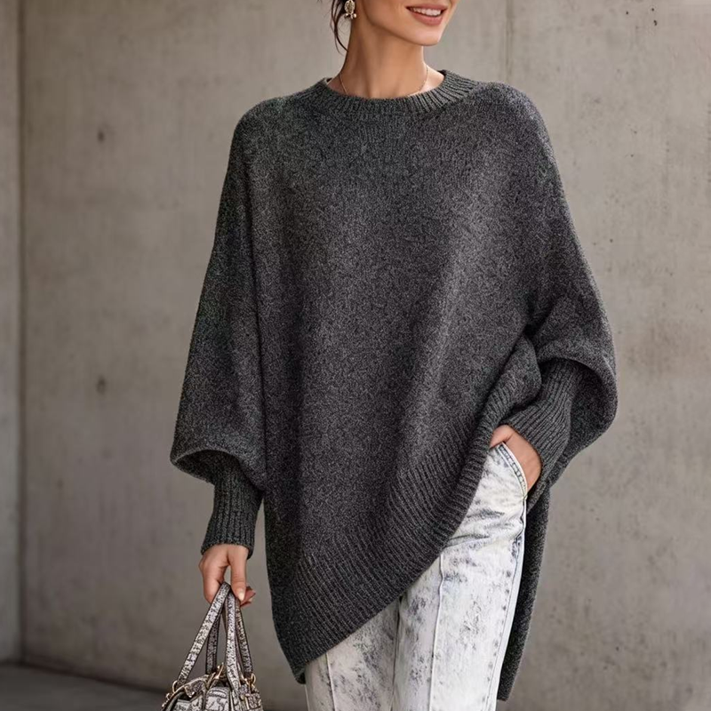 😍Trui voor dames in grote maten, ronde hals, pullover