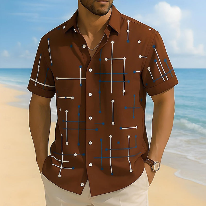 🔥 Tijdelijke Aanbieding ✨ Heren Relaxed Fit Overhemd 👔 Zomerse Stijl, Comfortabele Pasvorm & Verkrijgbaar S–5XL ☀️