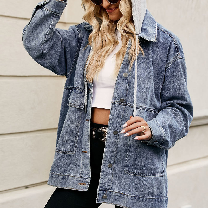 🔥Gratis verzending✈️Klassieke oversized denimjack voor dames