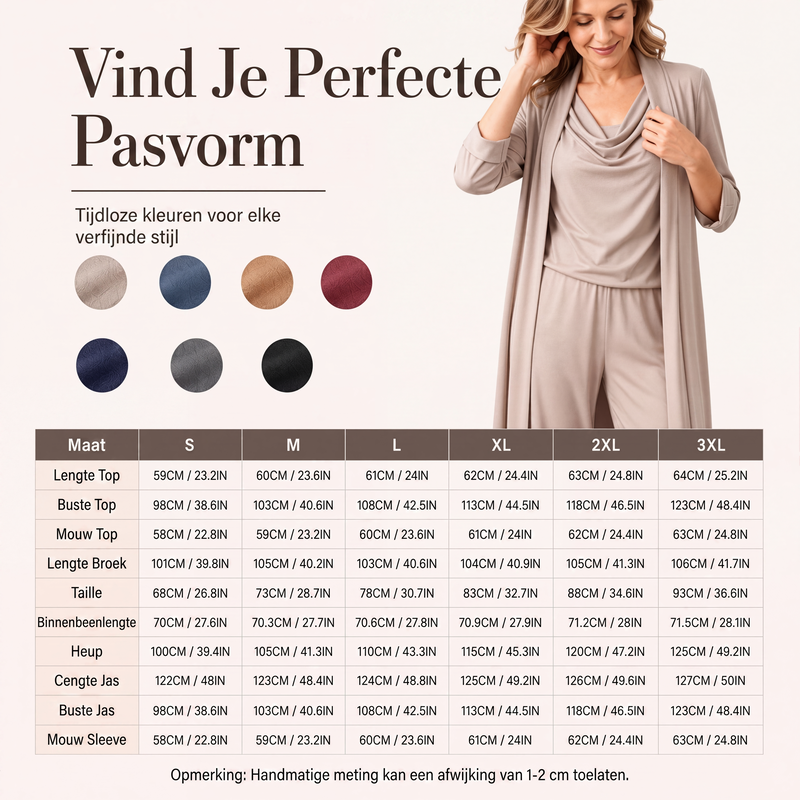🔥Gratis verzending✈️Casual en elegante 3-delige set voor dames