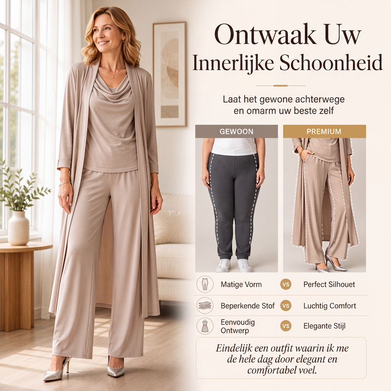 🔥Gratis verzending✈️Casual en elegante 3-delige set voor dames