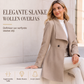 😍Elegante getailleerde damesjas met revers