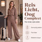 Dames jumpsuit met getailleerd overhemd