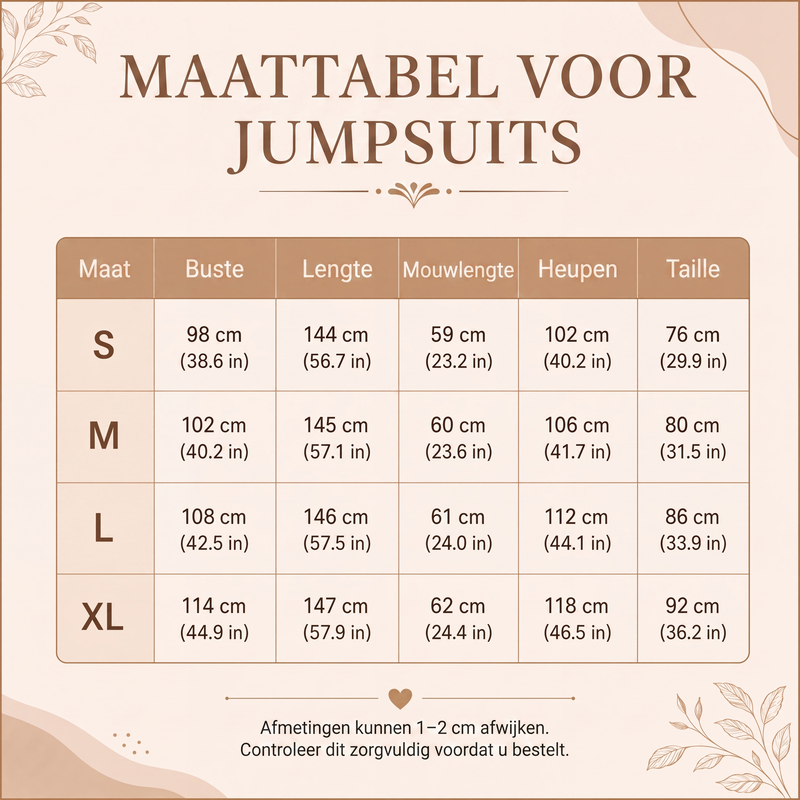 Dames jumpsuit met getailleerd overhemd