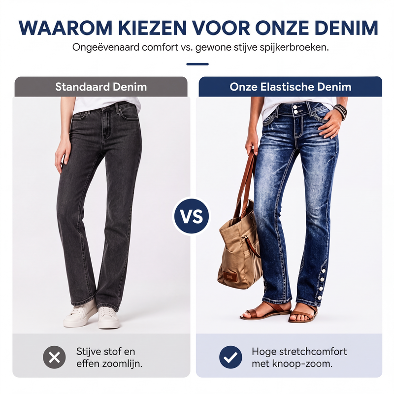 🔥Gratis verzending✈️Dames slim-fit stretch jeans