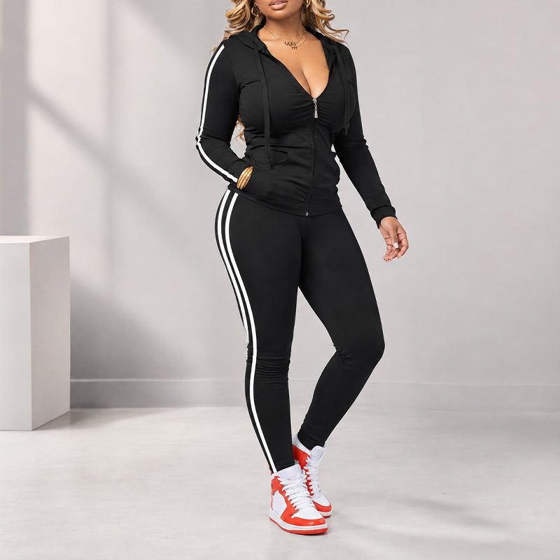🔥Gratis verzending✈️ Dames Gestreepte Vest & Broek Set 👚👖 Comfortabele Pasvorm, Moderne Look & Veelzijdige Casual Stijl