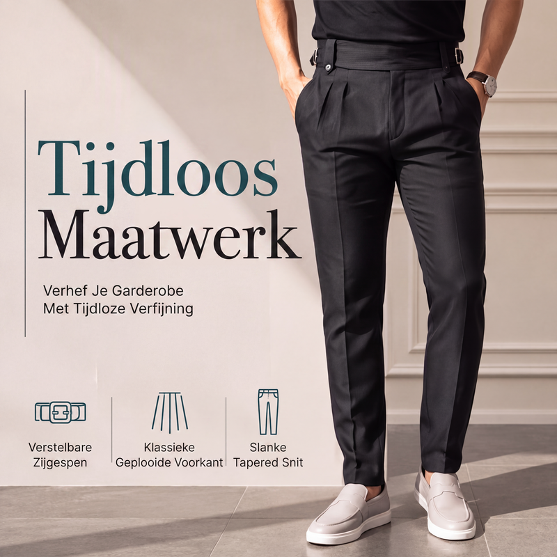 👔 Stijlvolle Keuze ✨ Klassieke Heren Pantalon Slim-Fit 👖 Elegante Uitstraling, Comfortabele Pasvorm & Veelzijdige Stijl