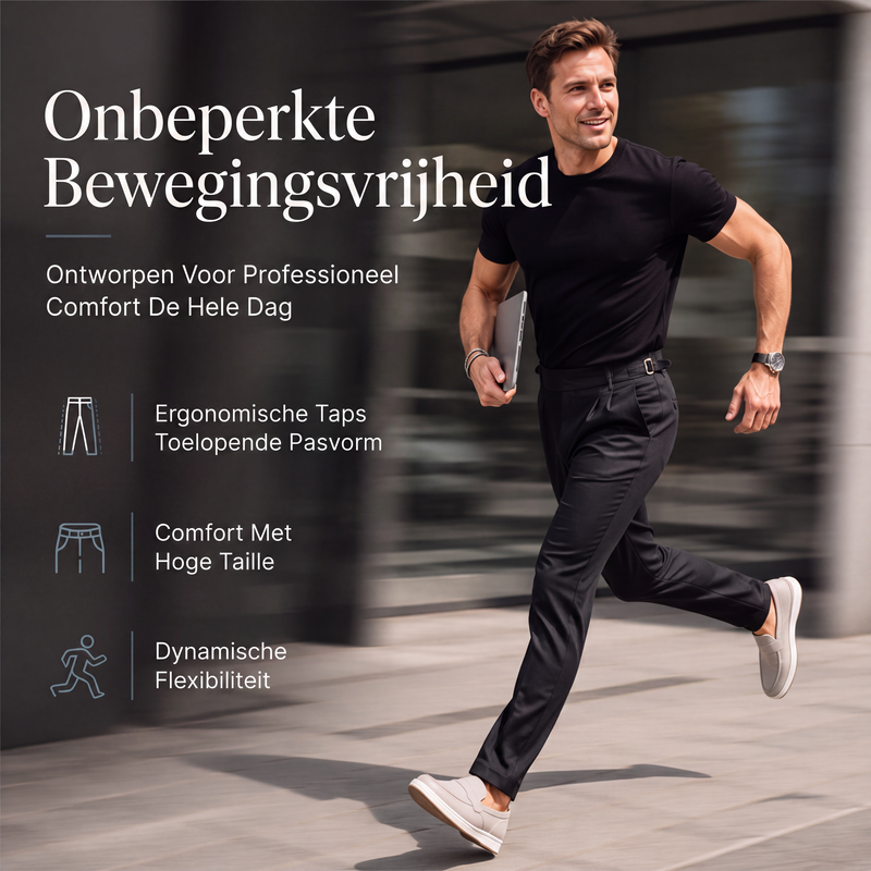 👔 Stijlvolle Keuze ✨ Klassieke Heren Pantalon Slim-Fit 👖 Elegante Uitstraling, Comfortabele Pasvorm & Veelzijdige Stijl