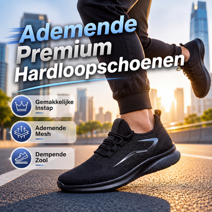 Ademende hardloopschoenen voor heren