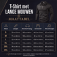 💪Heren T-shirt met lange mouwen en halve rits😍