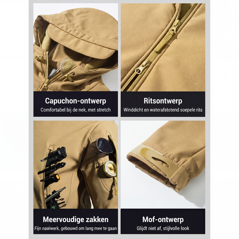 🔥Gratis verzending✈️Waterdicht warm outdoorjack voor heren