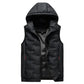 🔥Gratis verzending✈️Herenbodywarmer met capuchon en slim-fit pasvorm - mouwloos gilet met rits aan de voorkant, comfortabel