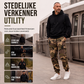 Camouflage jogging cargobroek met trekkoord voor heren