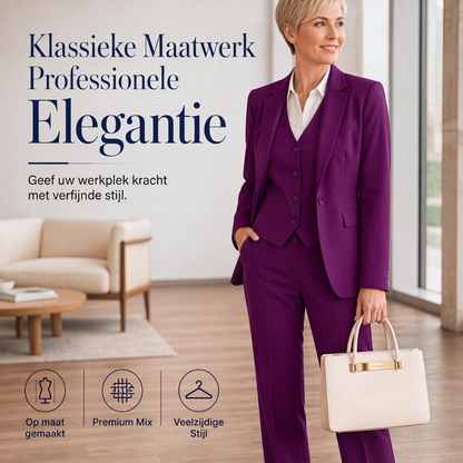 🔥Gratis verzending✈️Dames 3-delige Zakelijke Kostuum Set