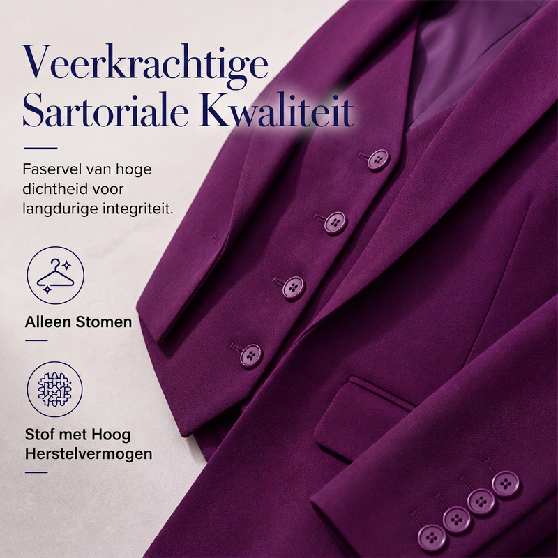 🔥Gratis verzending✈️Dames 3-delige Zakelijke Kostuum Set