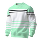 🔥Heren gestreept kleurenblok sweatshirt met lange mouwen