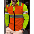 ✨👷Heren hoge zichtbaarheid shirt met lange mouwen🔥 Limited aanbieding
