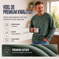 Heren losvallend T-shirt met lange mouwen