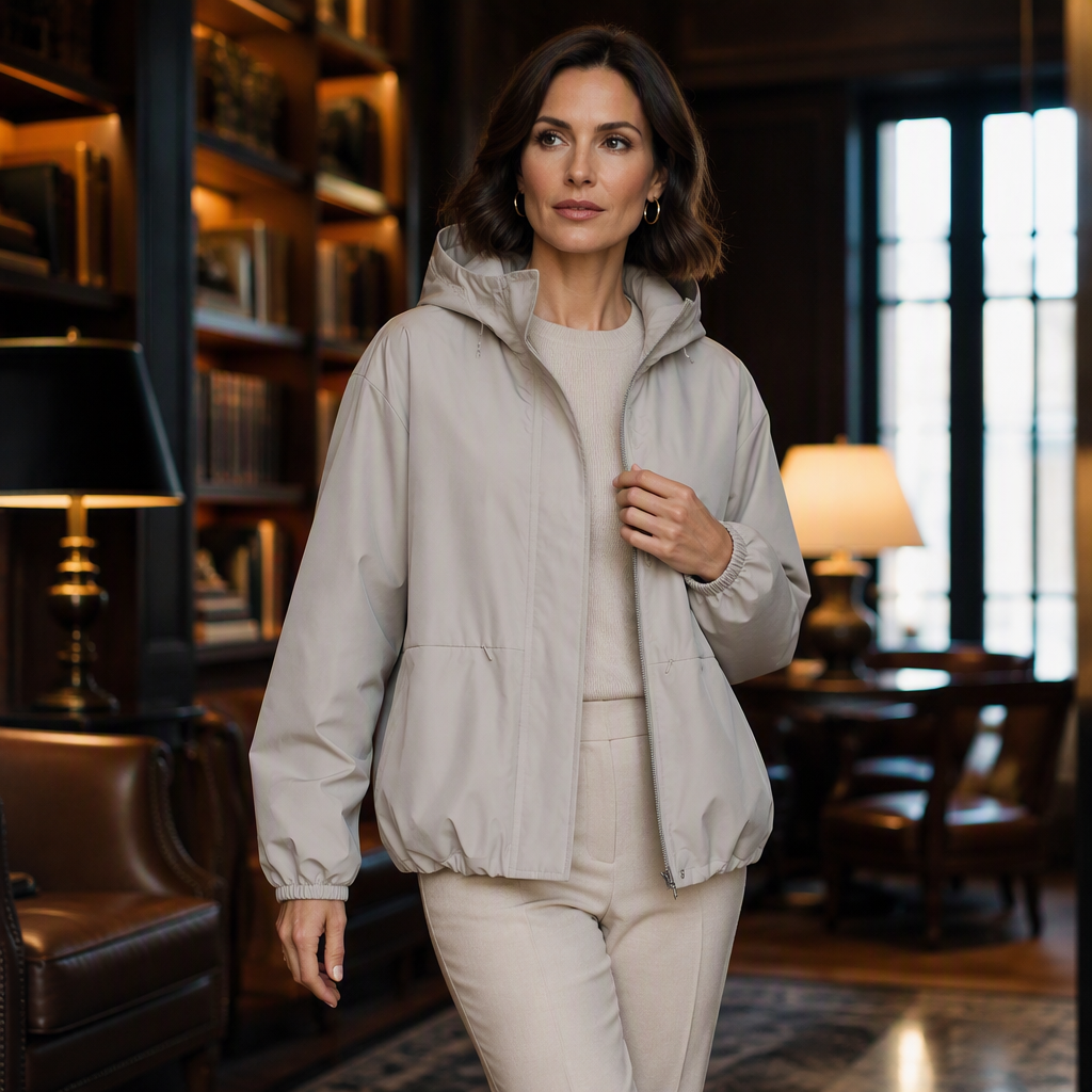 🔥Gratis verzending✈️ Dames Korte Windbreaker Jas 🧥 Lichtgewicht Design, Comfortabele Pasvorm & Moderne Casual Look
