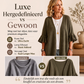 🔥Gratis verzending✈️Gebreid damesvest met geplooide mouwen