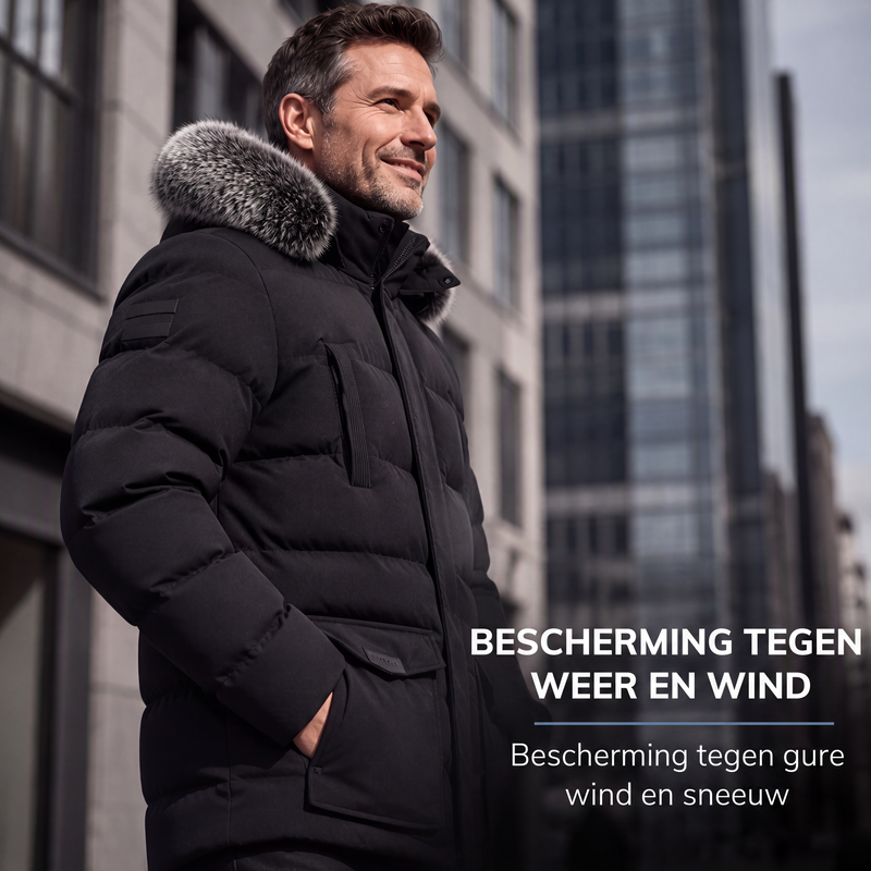 🔥Gratis verzending✈️Warme gewatteerde winterjas voor heren