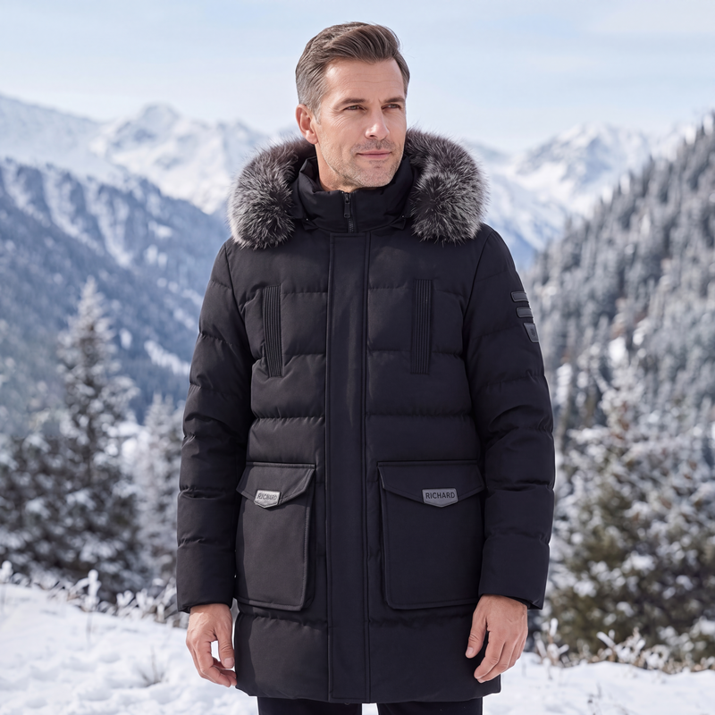🔥Gratis verzending✈️Warme gewatteerde winterjas voor heren