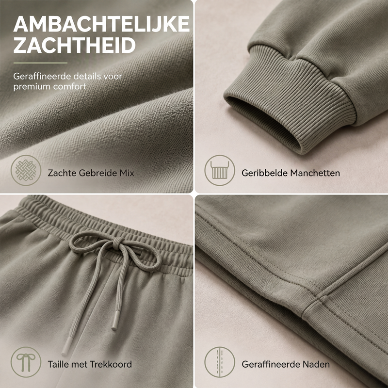 🔥Gratis verzending✈️Off-shoulder top en wijde pijpen broekenset voor dames